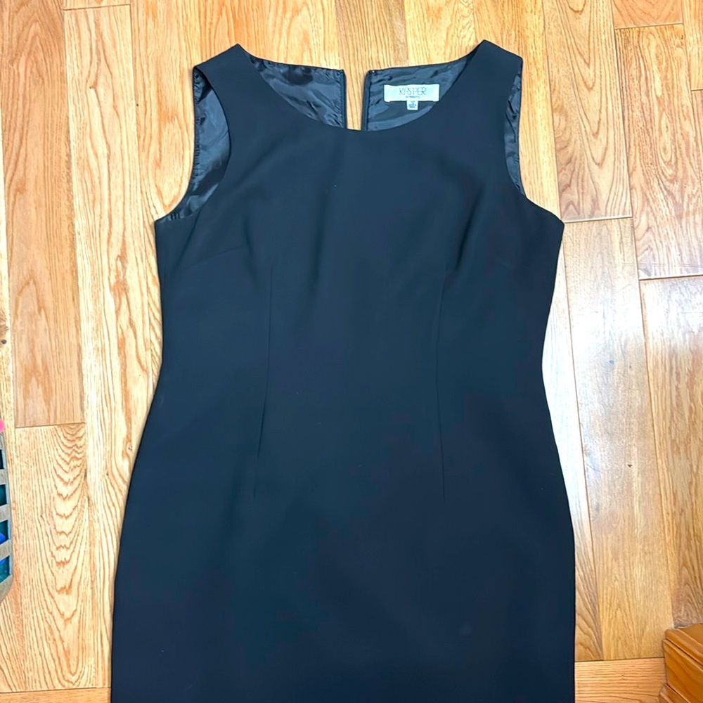 Kasper black dress